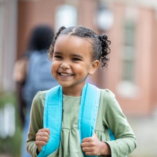 girl smiling