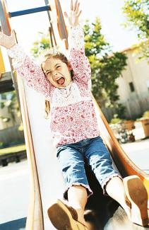 child at park