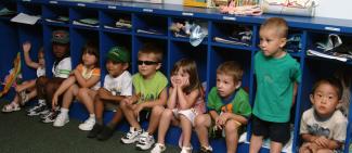 children sitting