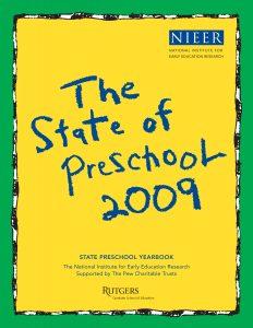 state of preschool yearbook 2009 cover